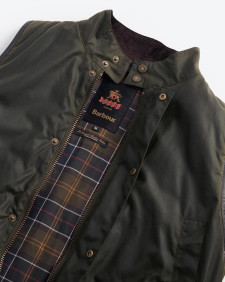 Barbour x Baracuta Weste Oversized Waxed 