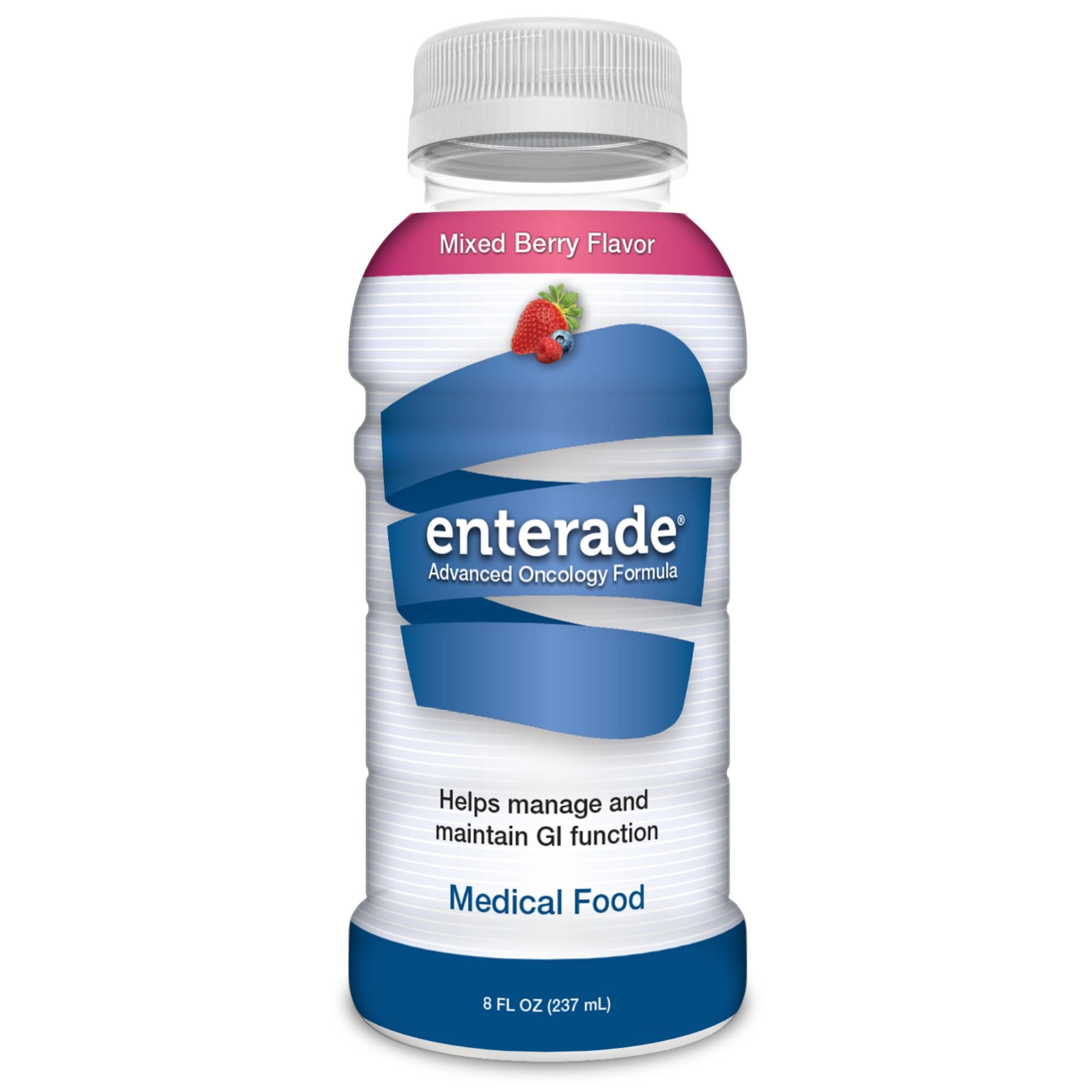 enterade® Advanced Oncology Formula Medical Food, Mixed Berry, 8-ounce bottle