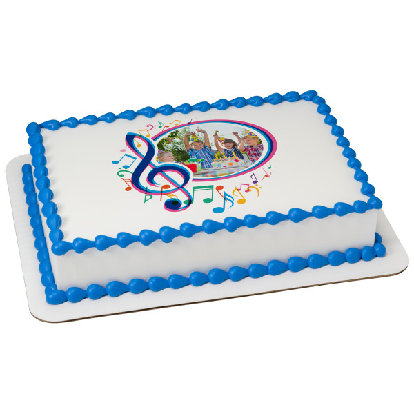 Music PhotoCake® Edible Image® Frame