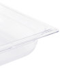 Half-size 2 ½-inch-deep Super Pan® clear low-temperature plastic pan