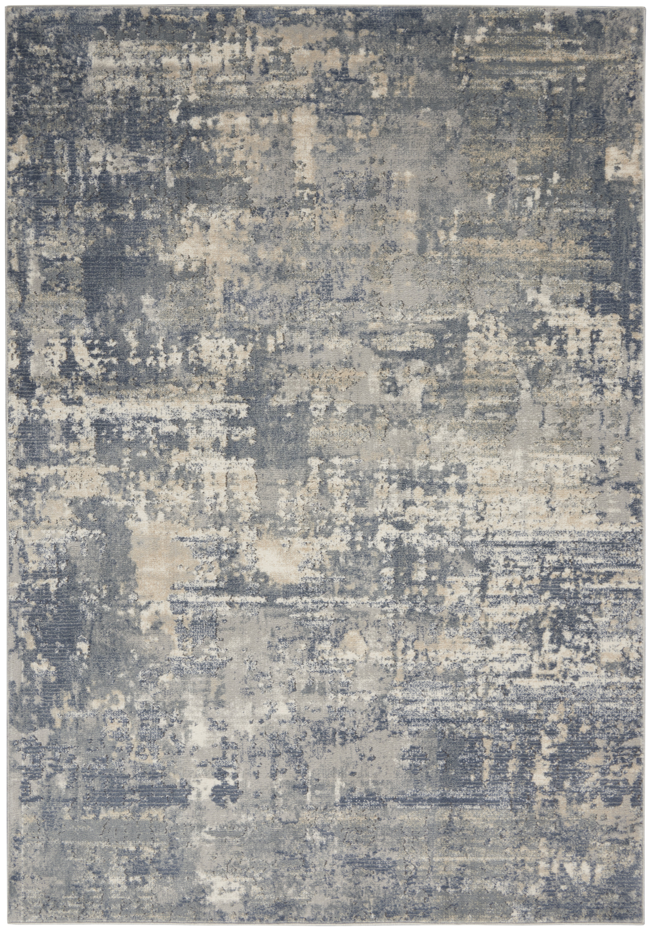Nourison Quarry 5'3" x 7'3" Grey Beige Modern Indoor Rug