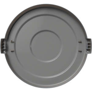 Carlisle, Bronco, Round, Polyethylene, 55 gal, Gray, Receptacle Lid
