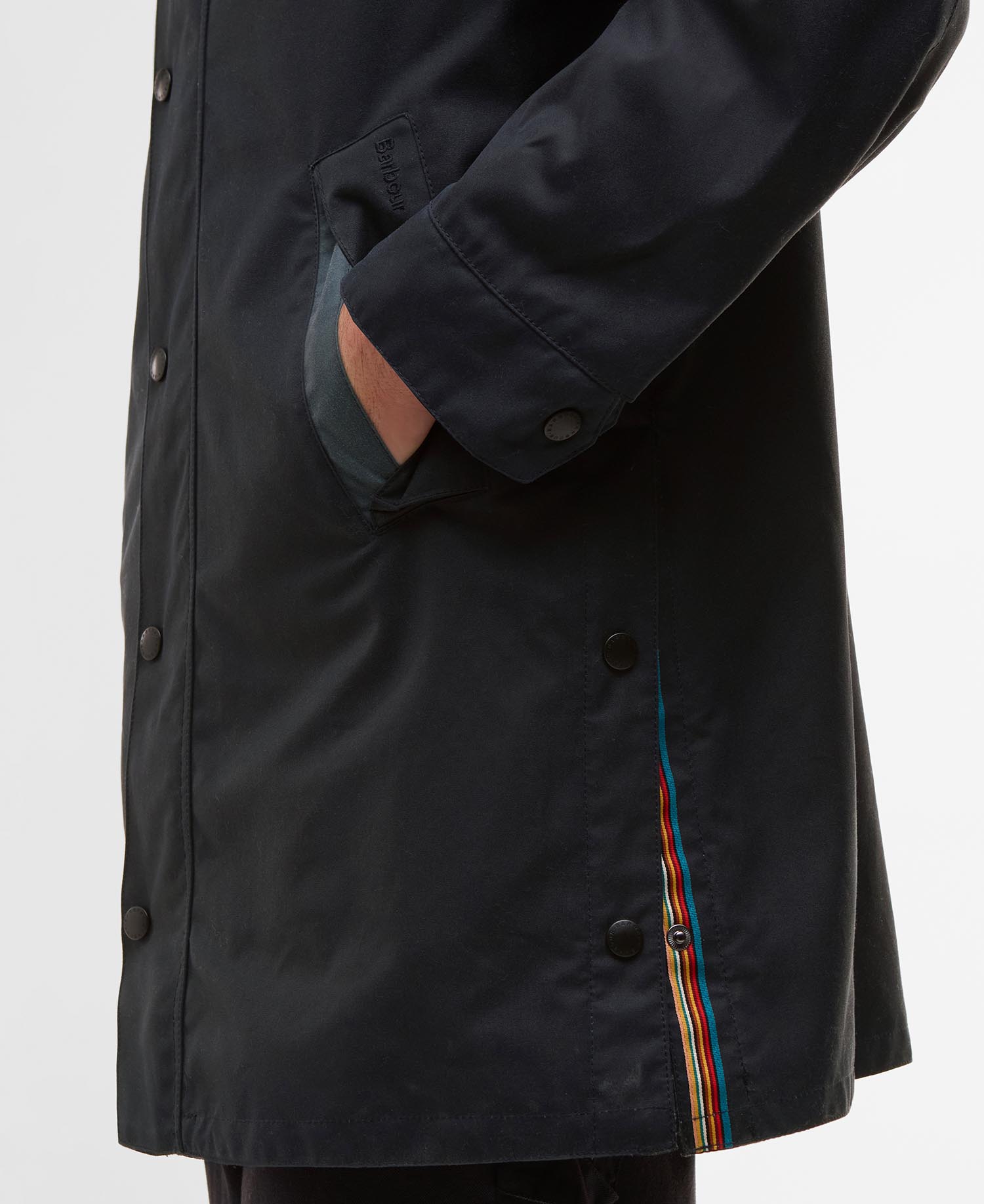 Paul Smith loves Barbour Beeston Waxed Jacket image number 8