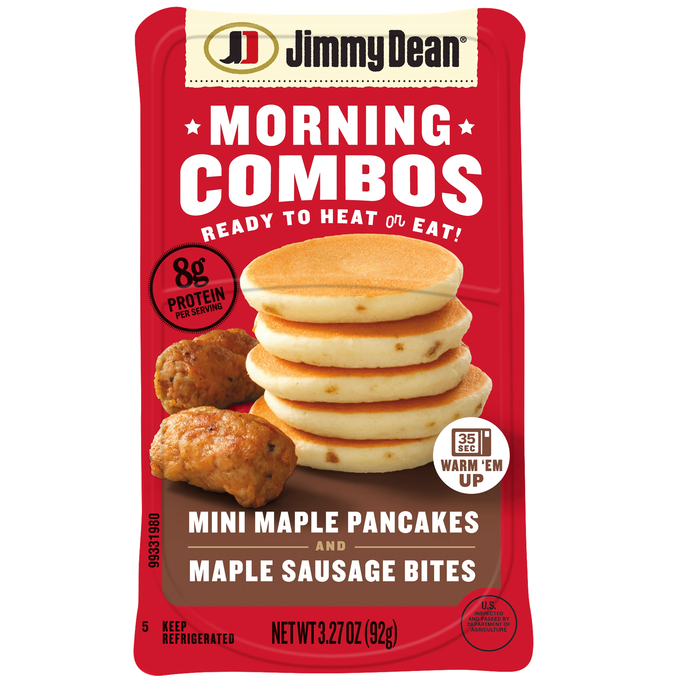 Mini Maple Pancakes and Maple Sausage Bites Morning Combos