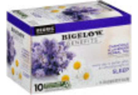Benefits Chamomile and Lavender Herbal Tea K-Cups - Case of 6 boxes- total of 60 k-cups