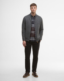 Talder Zip-Up Jumper Charcoal