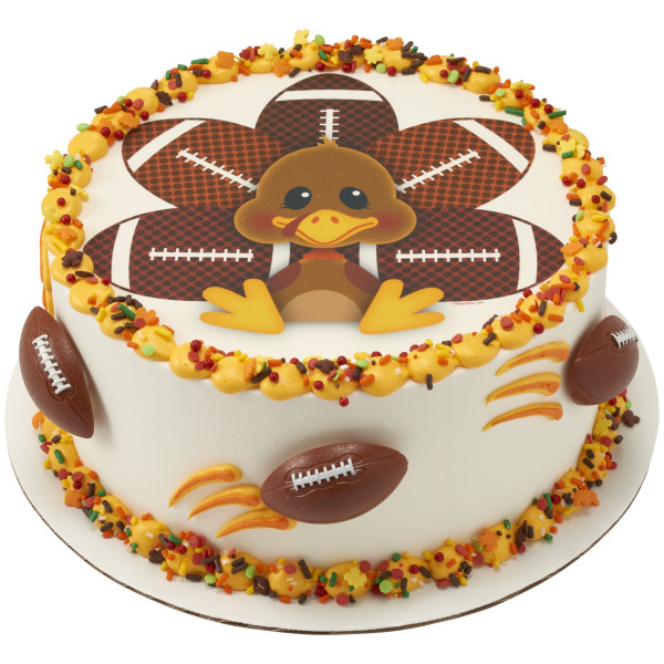 3D Football Cupcake Rings