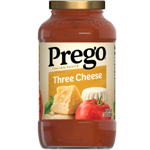 Prego® Three Cheese Pasta Sauce, 24 Oz Jar (Case of 12)