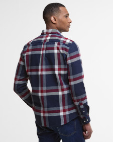 Camicia leggermente aderente Folley Navy/Red