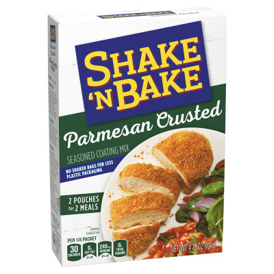 Shake 'N Bake Parmesan Crusted Seasoned Coating Mix, 2 ct Packets