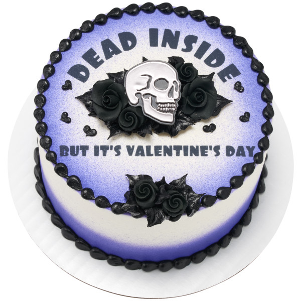Metallic Skull Cupcake Rings
