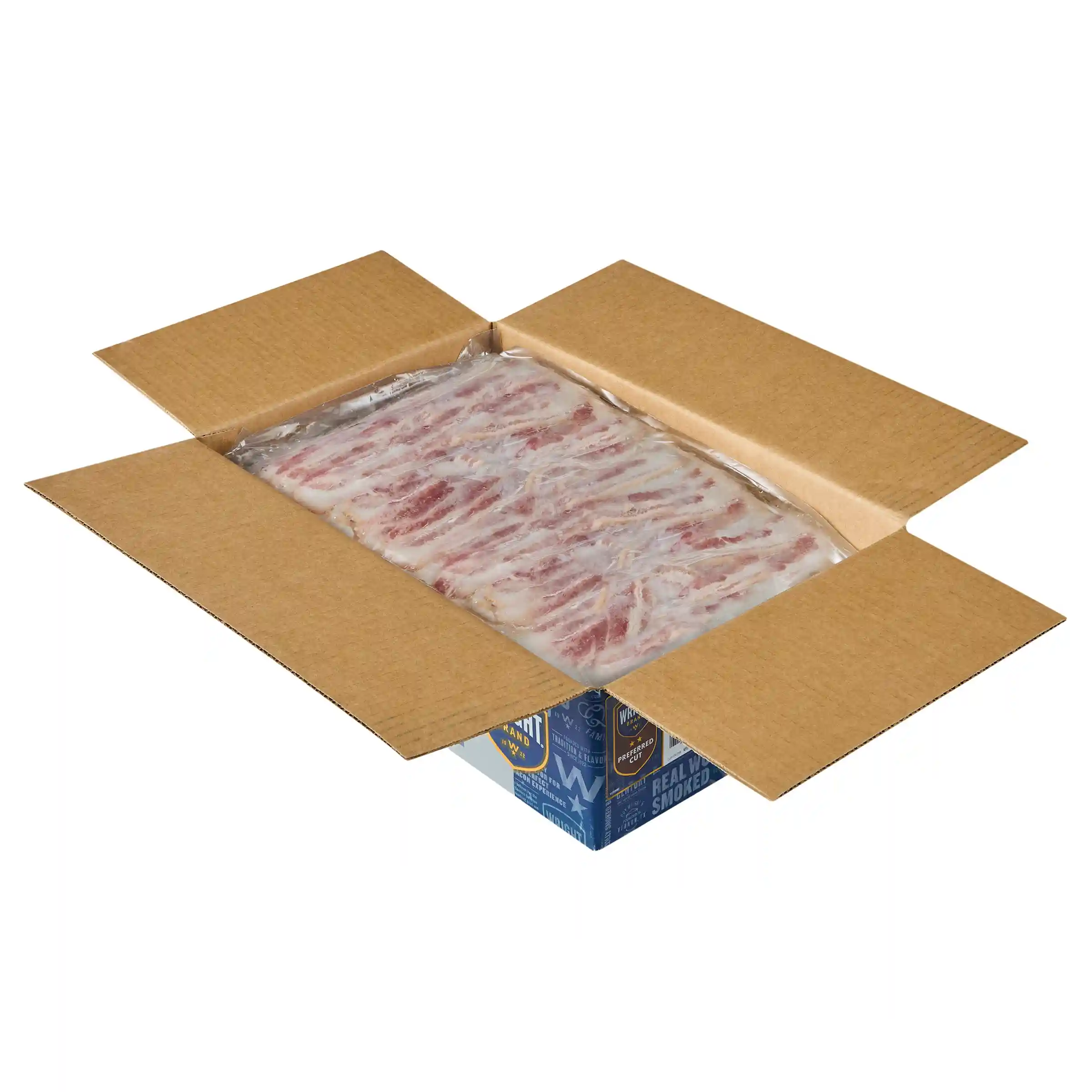 Wright® Brand Naturally Applewood Smoked Regular Sliced Flat-Pack® Bacon, 14-18 Slices per Pound_image_4
