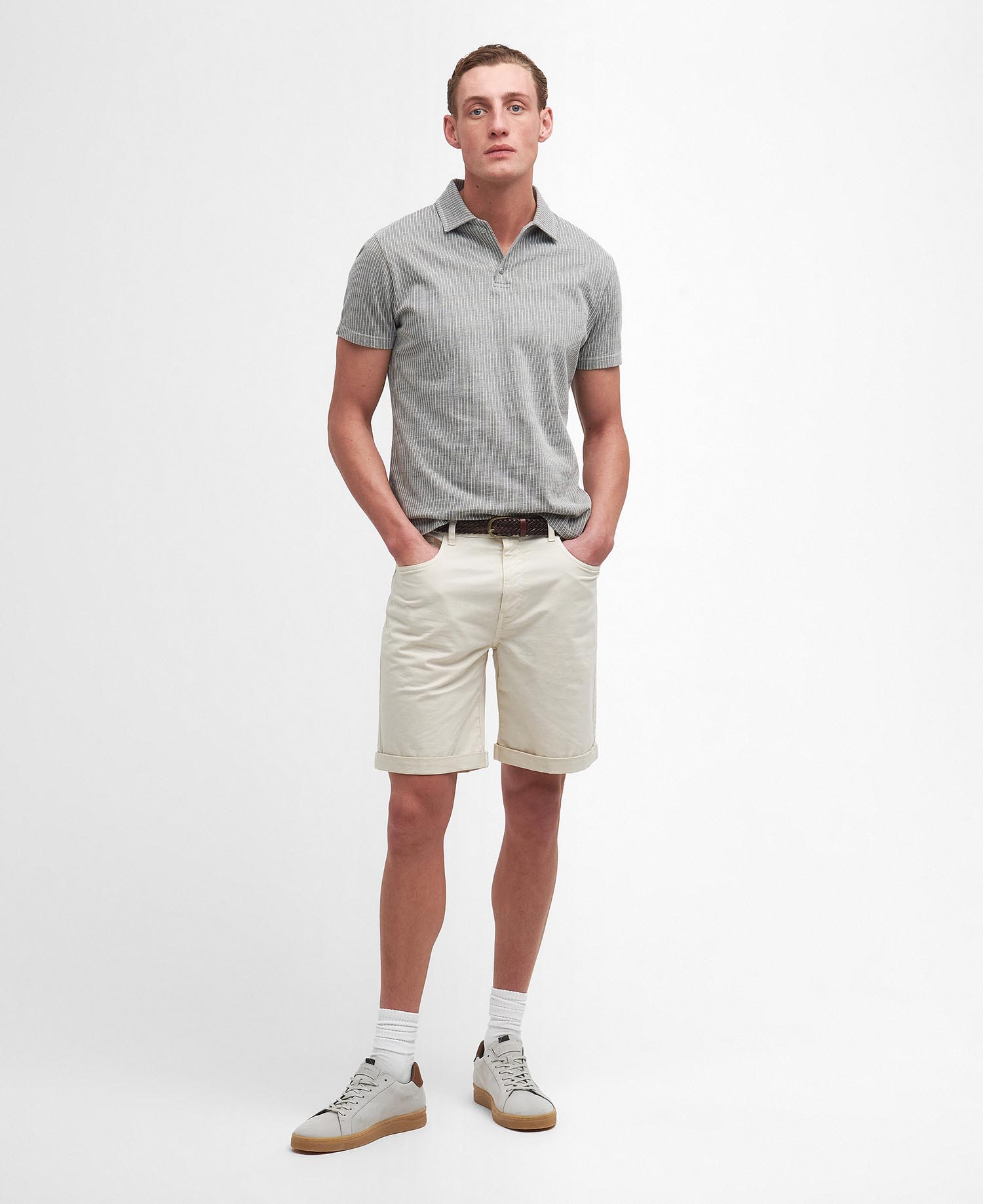 Tickhill Striped Short-Sleeved Polo Shirt image number 1
