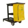 Hillyard, 25 gal, Vinyl Janitor Cart Bag, Yellow