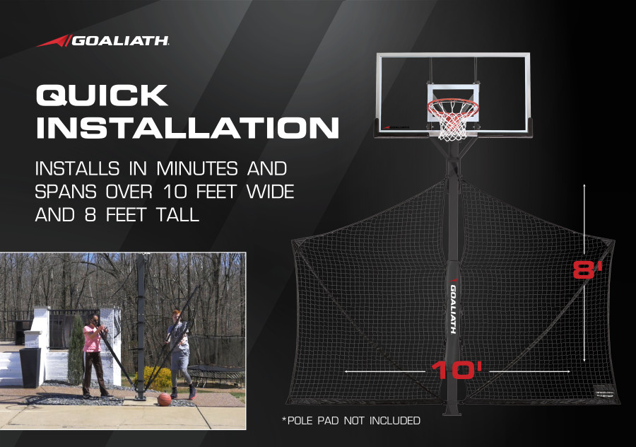 Goaliath Basketball Yard Guard Goaliath Official Site