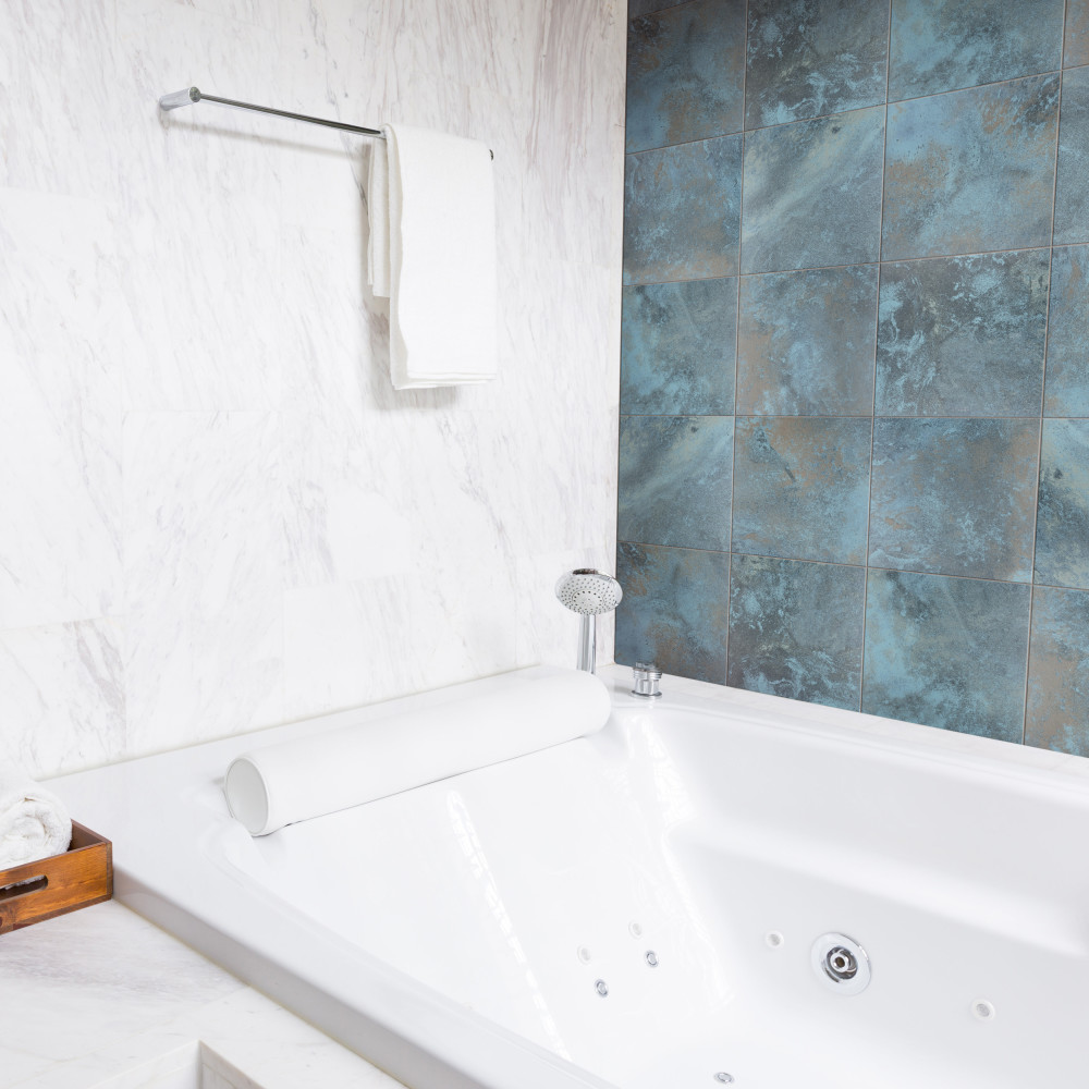 Ocean Matte Green River with BioTech 12 in. x 12 in. Porcelain Floor and Wall Tile