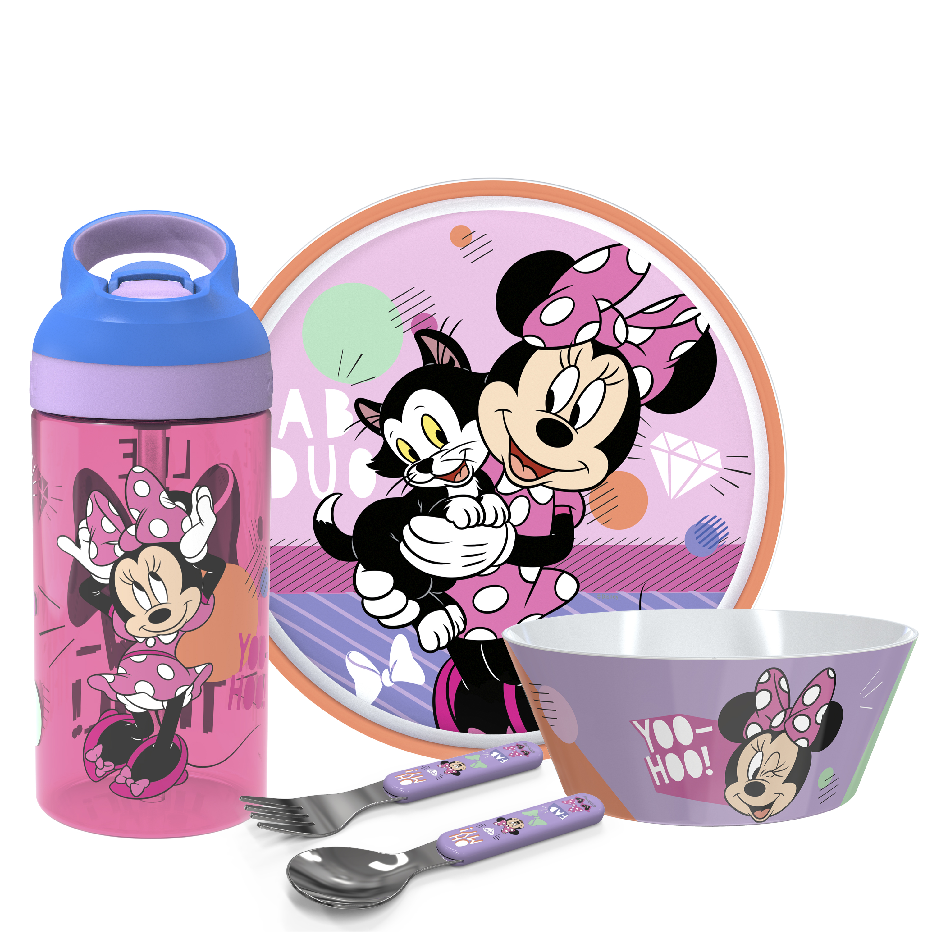 Disney Dinnerware Set, Minnie Mouse and Friends, 5-piece set slideshow image 1