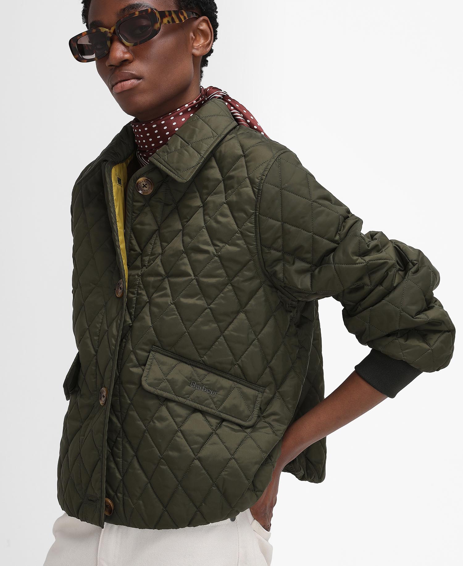 Barbour The Edit by Alexa Jamie Quilted Jacket image number 3