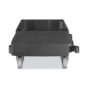 Rubbermaid Commercial, Slim Jim, Black, Receptacle Dolly