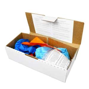 Impact, Pro-Guard Bloodborne Pathogen Kit without Germicidal Wipes, Red, White, 6/Case