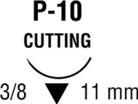 Covidien SUTURE, MONOSOF BLK 6-0 18" P-10 (36/BX)