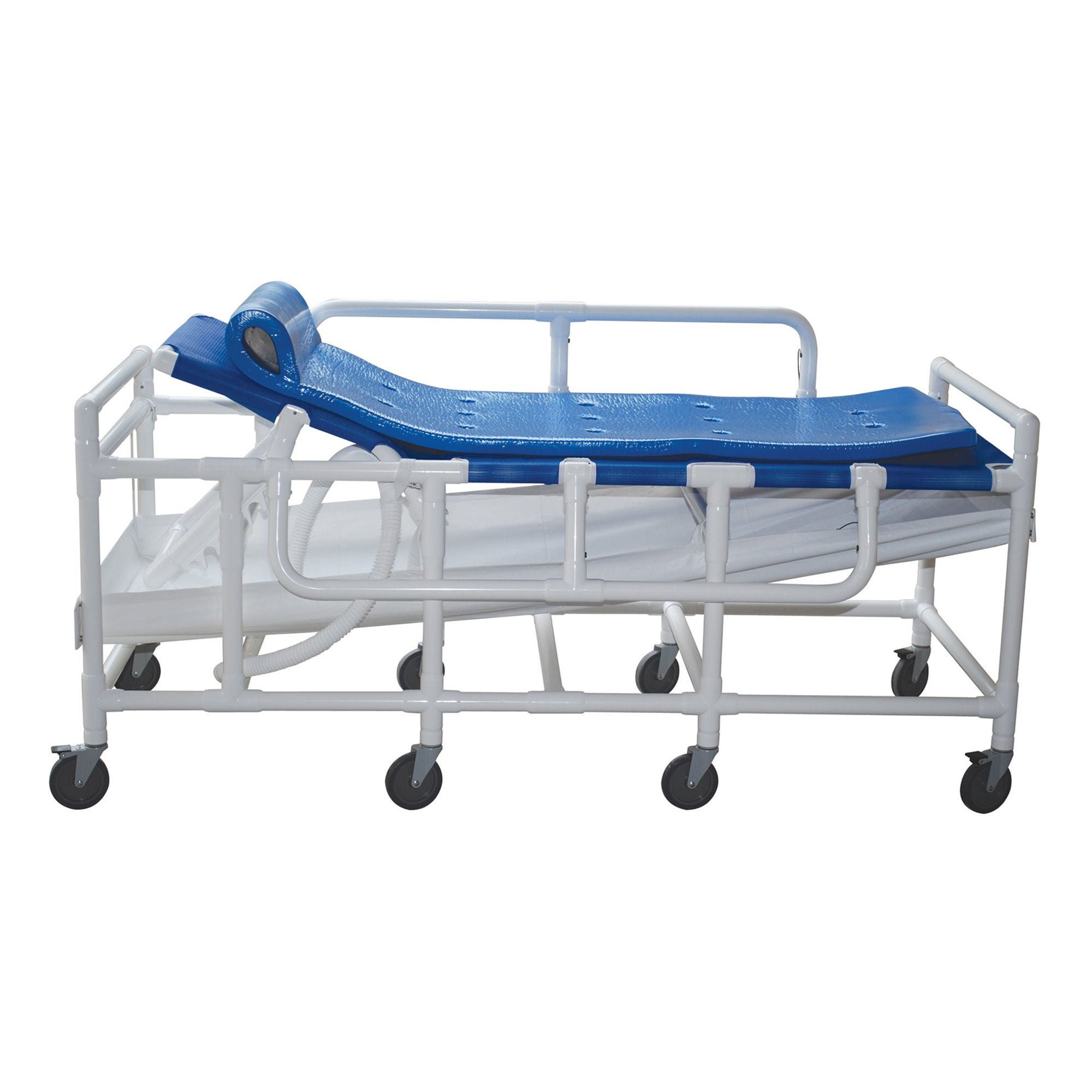 MJM International GURNEY, BARIATRIC W/HARD SHELLDRAIN PAN D/S