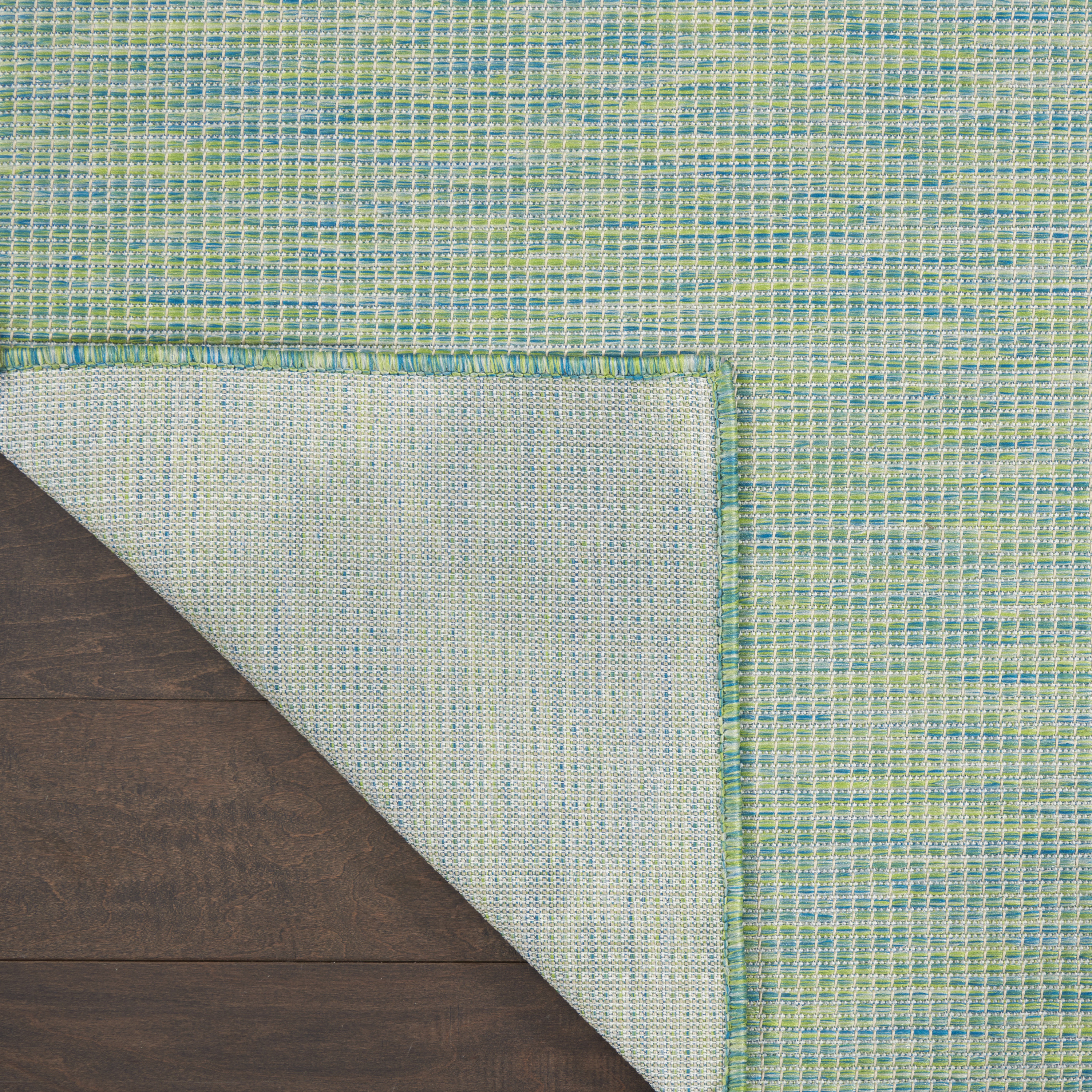 Nourison Positano 6' x 9' Blue Green Modern Rug