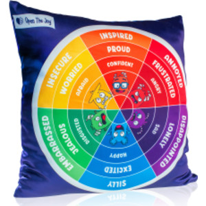 Weighted Emotions Wheel Pillow, English