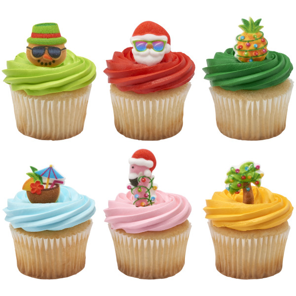 Tropical Christmas Assortment Dec-Ons® Decorations