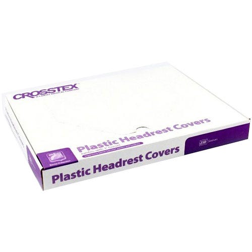 Plastic Headrest Covers, 9.5" x 14" Jumbo, Clear - 250/Box