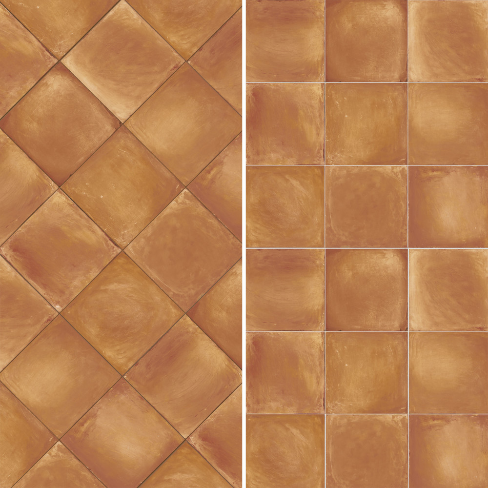 Sentier des Ocres 7-7/8 in. x 7-7/8 in. Porcelain Floor and Wall Tile