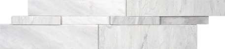 Ledger Panels Bianco Venatino 6×24 Cubic Wall Panel Honed