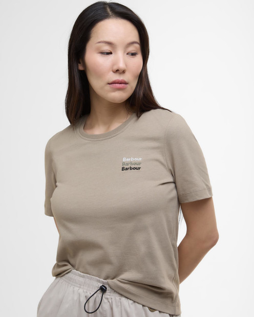 Penshaw Logo T-Shirt Military Brown