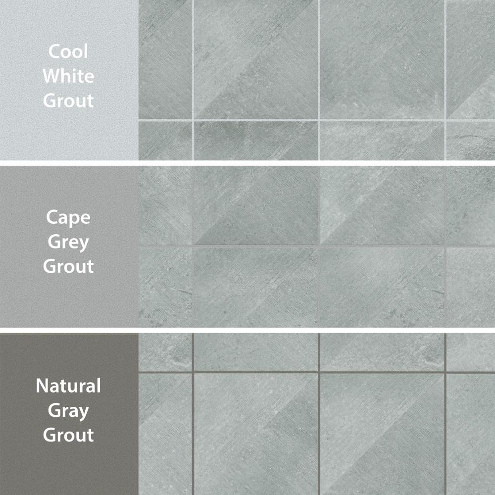 Atlas Rigato Grey 9-3/4 in. x 9-3/4 in. Porcelain Floor and Wall Tile