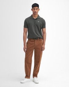 Stretch Cord Regular Trousers Dark Honey