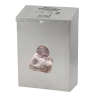 Hospeco, Scensibles, Combo Waste Receptacle/Dispenser, Stainless Steel