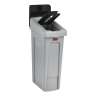Rubbermaid Commercial, Slim Jim, Paper Slot Insert, Rectangle, Resin, Black, Receptacle Lid