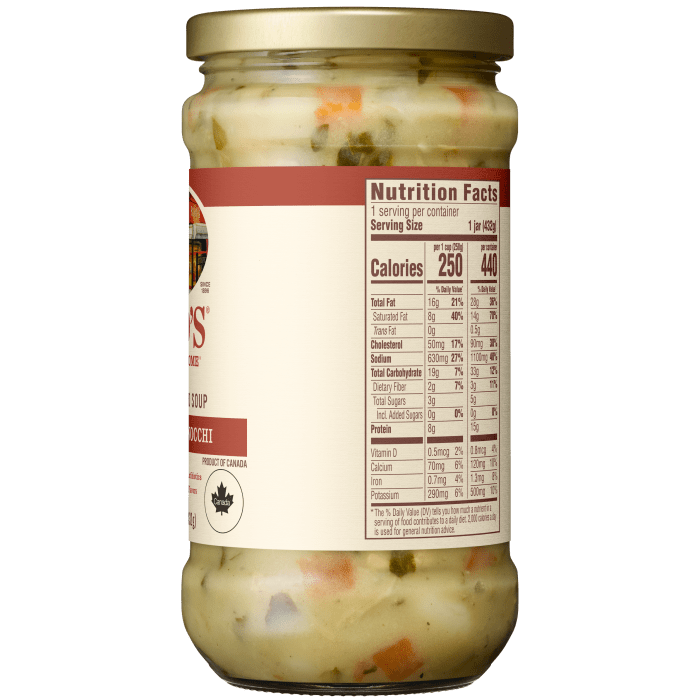 Chicken & Gnocchi Soup, 15.25 oz - Right Image