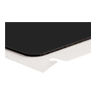Polyester Rectangular Label, Gloss, Acrylic-Foam Backed, Black, 1 H x 3 W in.