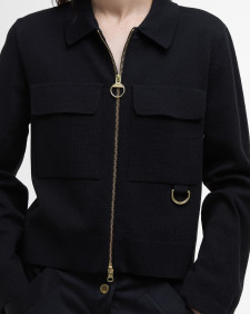 Alma Knitted Jacket Black Sand
