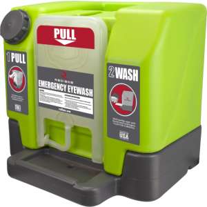 RADREW01112, Radians, 12 Gal. Emergency Eyewash Station, High Visibility Green