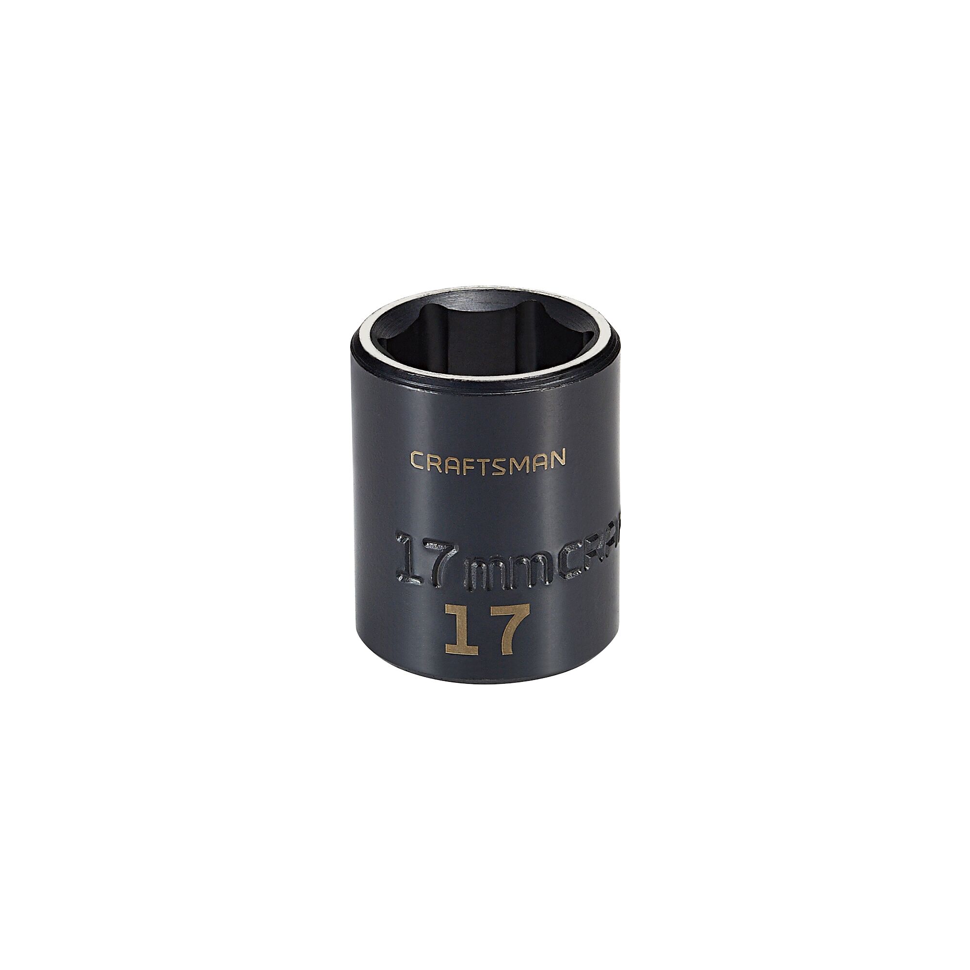3 eighths inch 17 millimeter metric impact shallow socket.