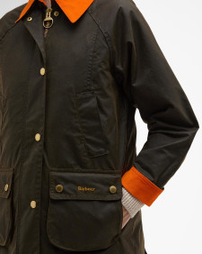 Icons Modern Beadnell Waxed Jacket Olive/Ancient