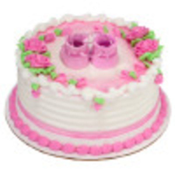 Pink Baby Booties DecoSet® DecoPac