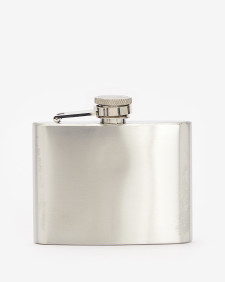 4oz Hinged Hip Flask Classic Brown