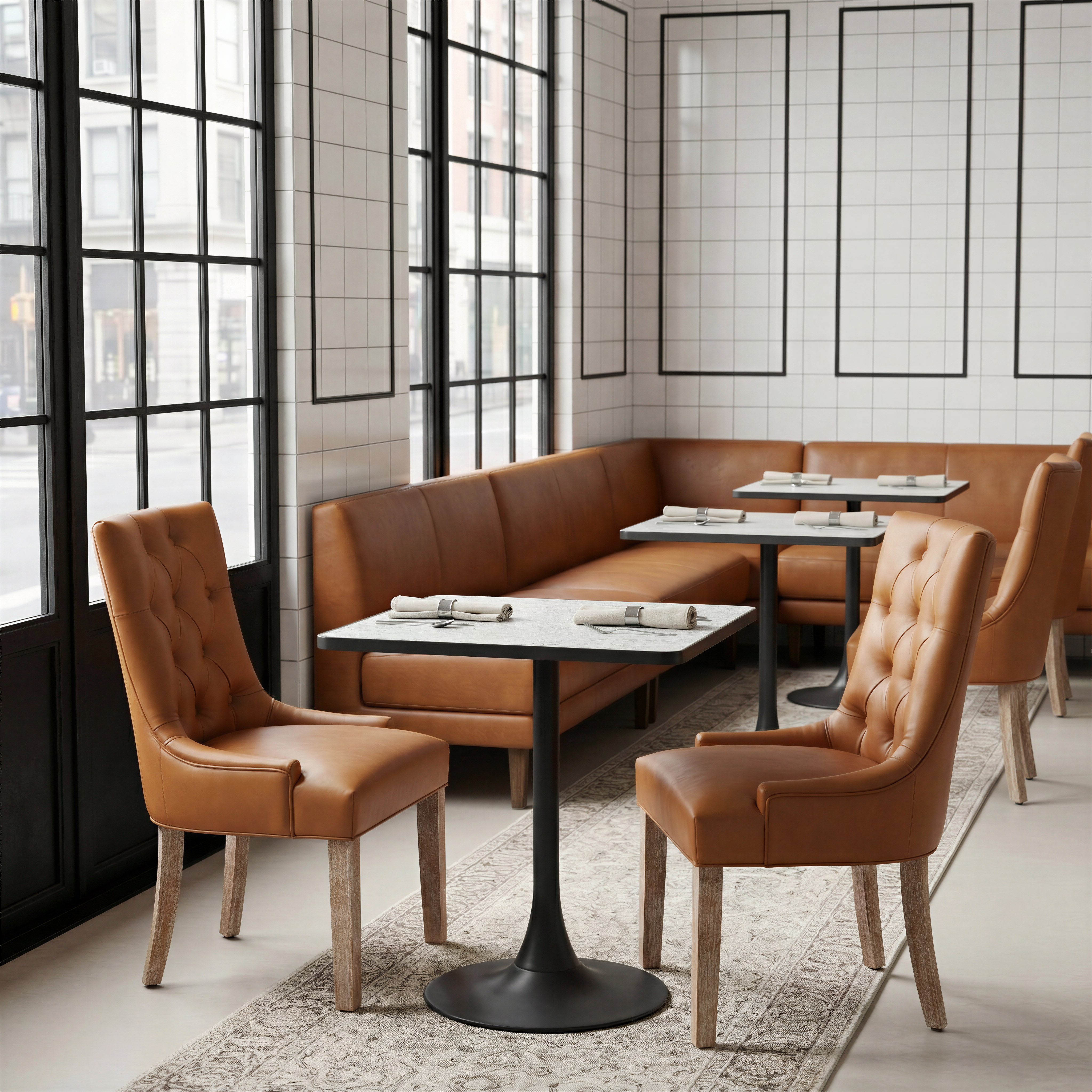 Spot Bistro Table Gray & Black product image