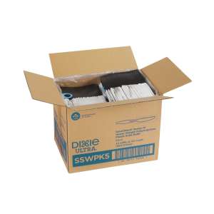 Dixie, Ultra Smartstock Series-W Heavy-weight Polypropylene Plastic Wrapped Knife, Black