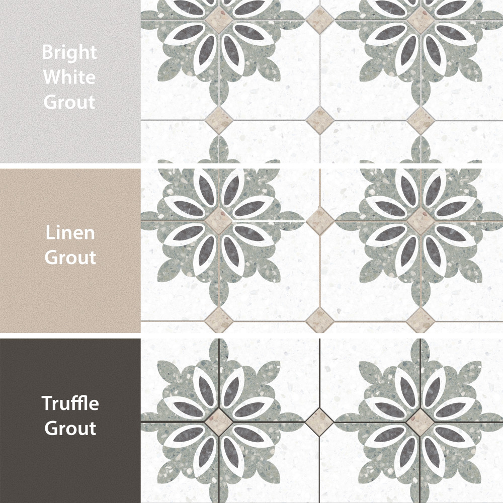 Riviera Octagon Antibes Verde 7-7/8 in. x 7-7/8 in. Porcelain Floor and Wall Tile