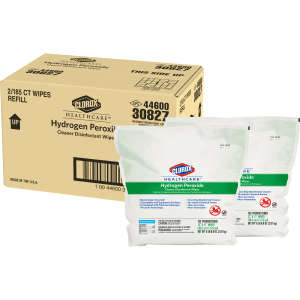 Clorox, Clorox® Healthcare® Hydrogen Peroxide Cleaner Disinfectant Wipes,  185 Wipes/Container
