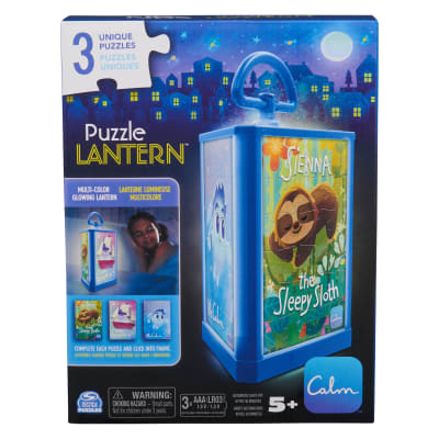 Calm App, 3-in-1 Glowing Lantern 24-Piece Puzzle